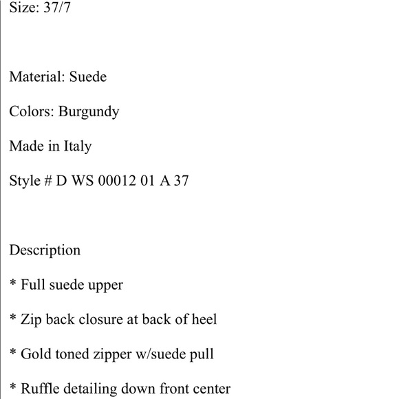 Valentino Burgundy Suede High Heel Ankle Booties - Picture 13 of 14